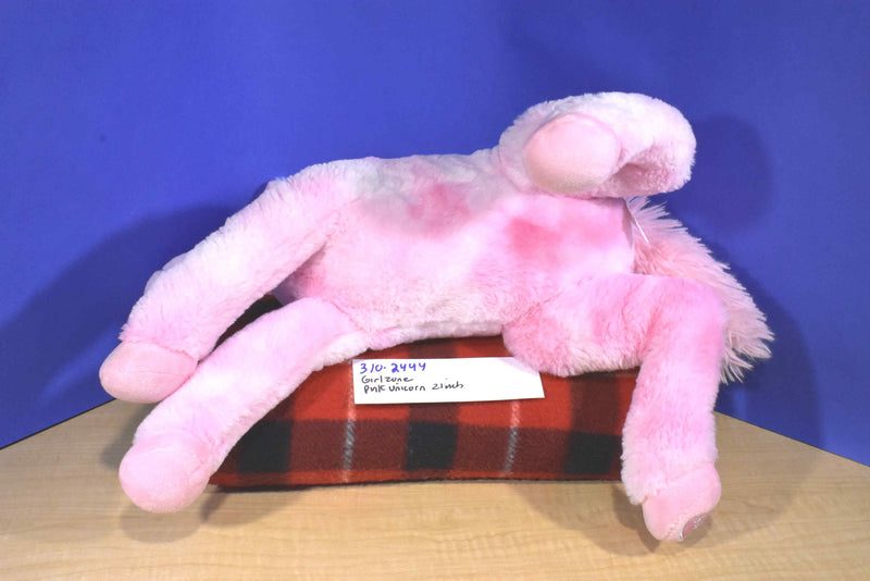 GirlZone Floppy Pink Unicorn Plush