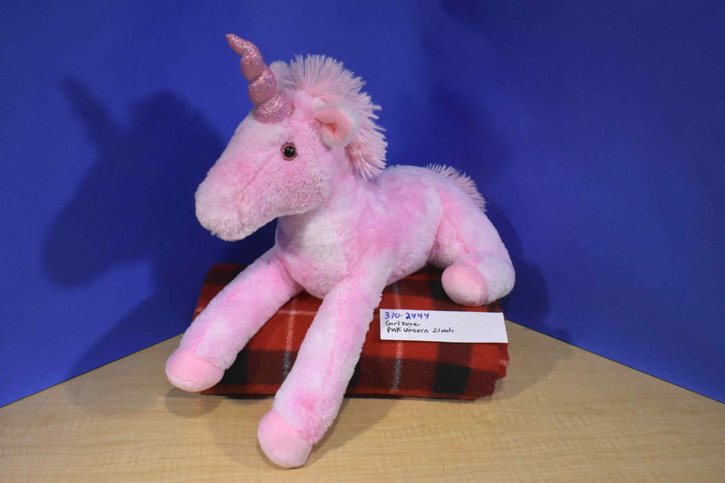 GirlZone Floppy Pink Unicorn Plush
