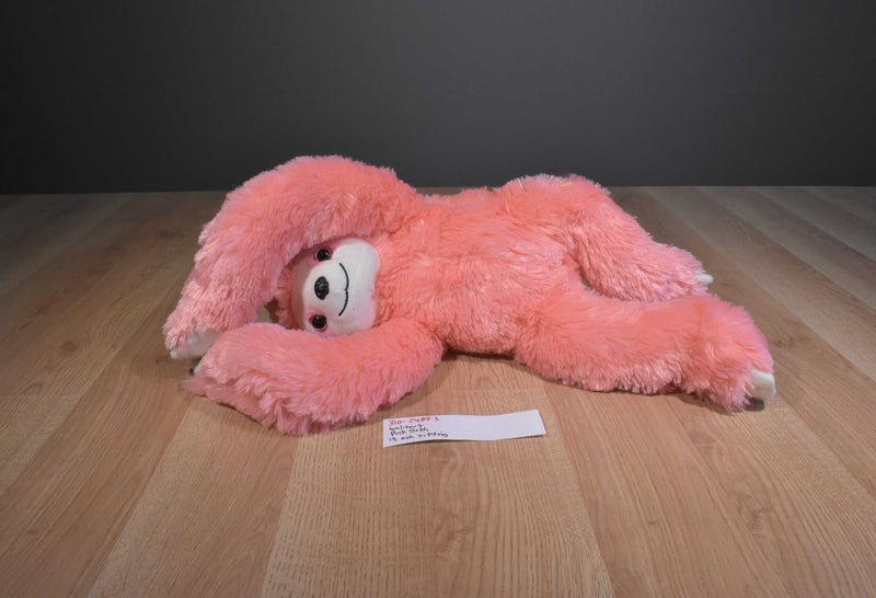 Wal-Mart Pink and White Hugging Sloth Plush