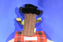 Unipak Black Bear in Tree Stump 2014 Plush Puppet