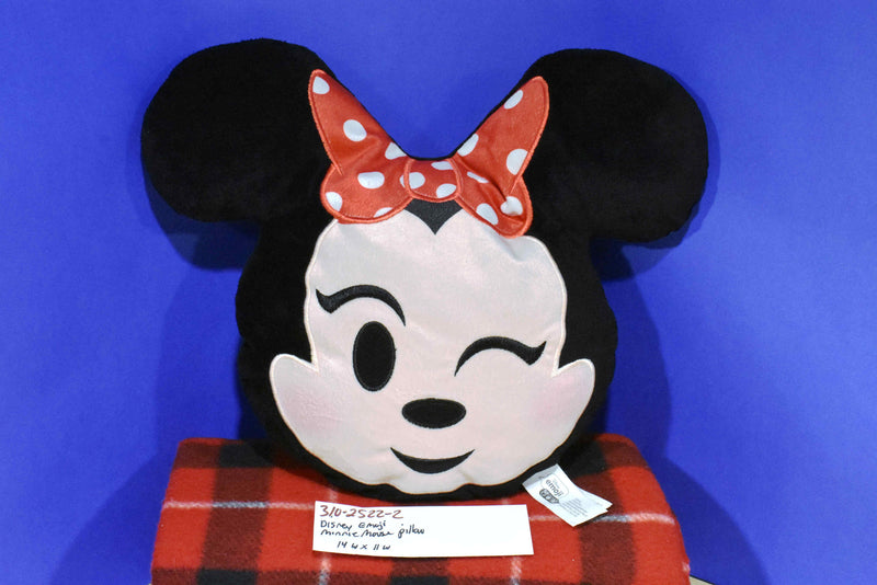 Just Play Disney Minnie Mouse Emoji Pillow Hurricane Jack Surplus