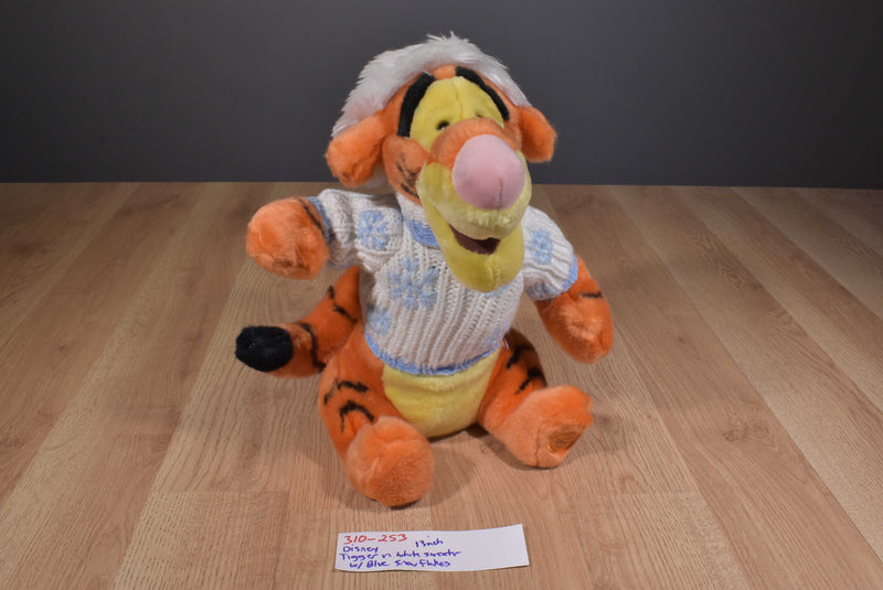 Disney Store Tigger Winter Snowflake Sweater and Hat Plush