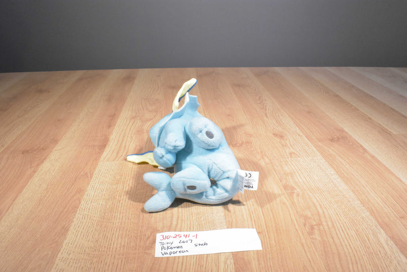 Tomy Pokemon 2017 Blue and Yellow Vaporeon Plush
