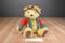 Hallmark Tan Christmas Merrily Bear Plush