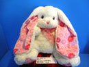 Aurora Lopsie Wopsie White Bunny Rabbit Pink Flower Ears Feet Plush