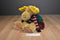 Yang Jee Tan Moose in Green Sweater and Red Scarf Beanbag Plush