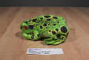 Rinco Green and Black Leopard Frog With Red Eyes Plush