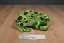 Rinco Green and Black Leopard Frog With Red Eyes Plush