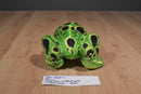 Rinco Green and Black Leopard Frog With Red Eyes Plush