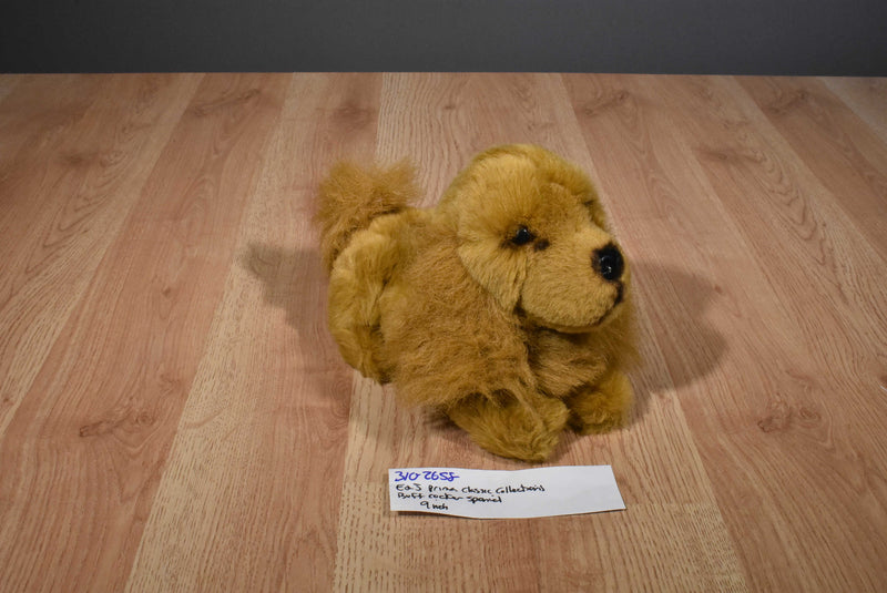 E&J Prima Classic Buff Cocker Spaniel Puppy Dog Plush
