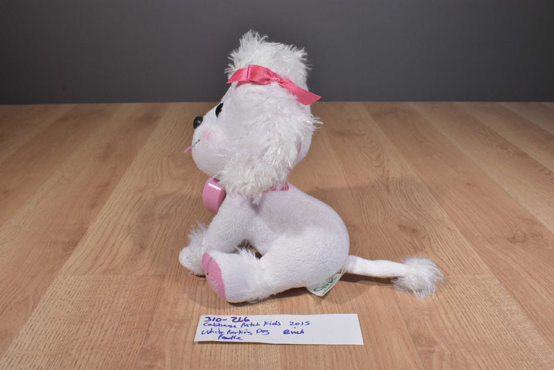 Cabbage Patch Kids Adoptimals Barking White Poodle Dog 2015 Plush