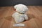 Aurora Belle Beige Teddy Bear Plush With Gold Bow
