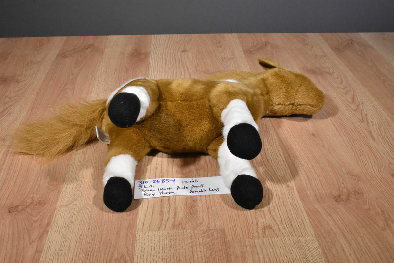 SKM Brown and White Pinto Paint Horse Pony Plush