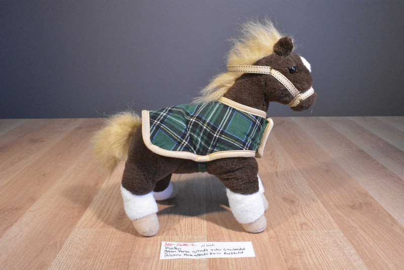 Hugfun 2 Plush Horses with Blankets