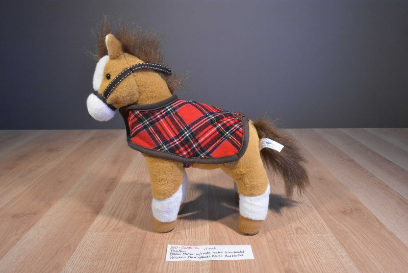 Hugfun 2 Plush Horses with Blankets