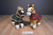 Hugfun 2 Plush Horses with Blankets