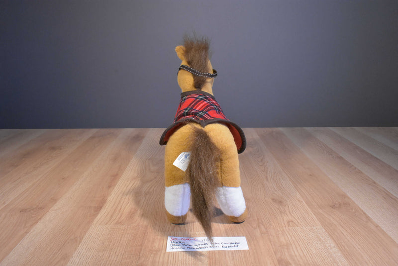 Hugfun 2 Plush Horses with Blankets