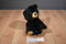 Aurora Dreamy Eyes Black Bear Barnum Beanbag Plush