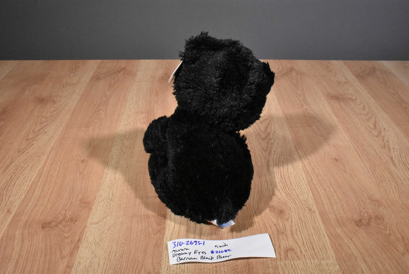 Aurora Dreamy Eyes Black Bear Barnum Beanbag Plush