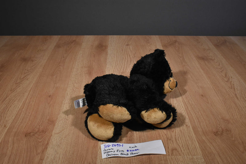 Aurora Dreamy Eyes Black Bear Barnum Beanbag Plush