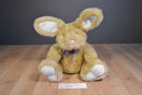 Animal Adventure Tan and White Bunny Rabbit 2002 Beanbag Plush
