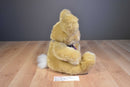 Animal Adventure Tan and White Bunny Rabbit 2002 Beanbag Plush