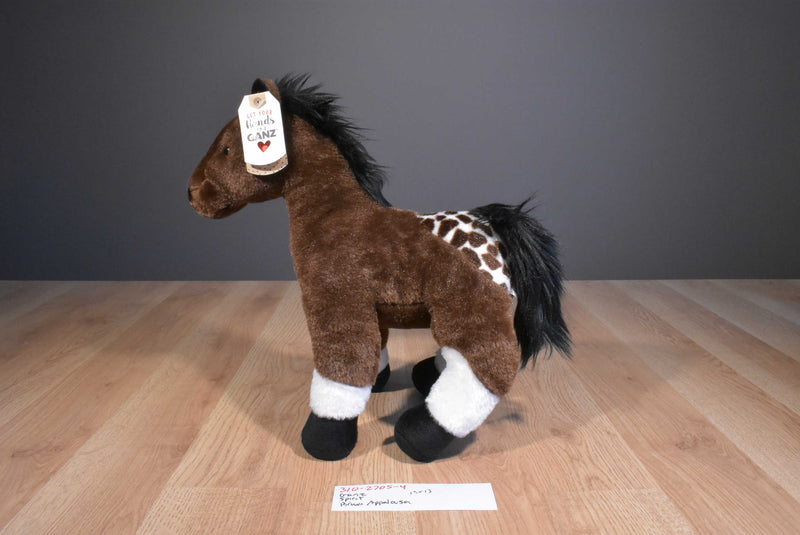 Ganz Brown and White Appaloosa Horse Spirit Plush