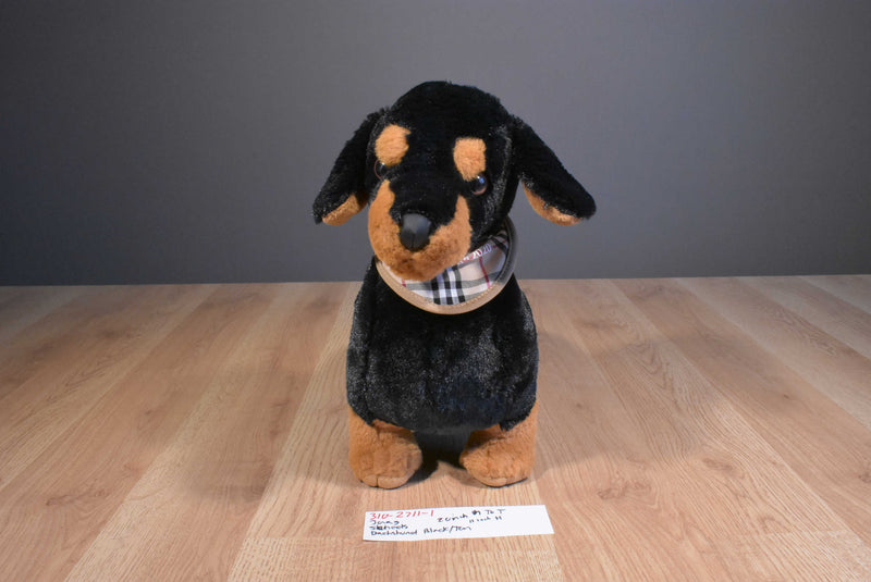 Jaag Scheels Black and Brown Dachshund Puppy Dog Plush