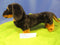 Melissa & Doug Dachshund Black Tan Smooth Coat Plush