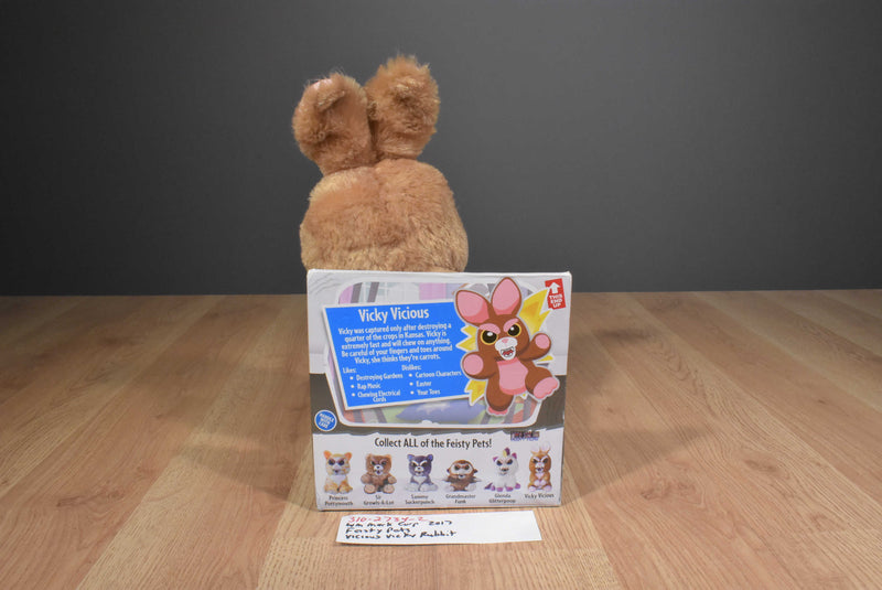 Jazwares Fiesty Pets Vicky Vicious Tan Bunny Rabbit 2017