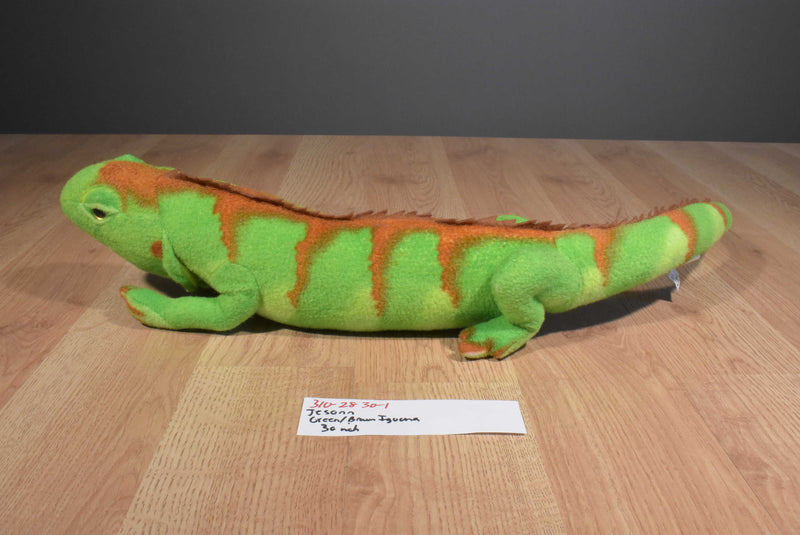 Jesonn Green Iguana Plush
