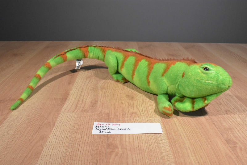 Jesonn Green Iguana Plush