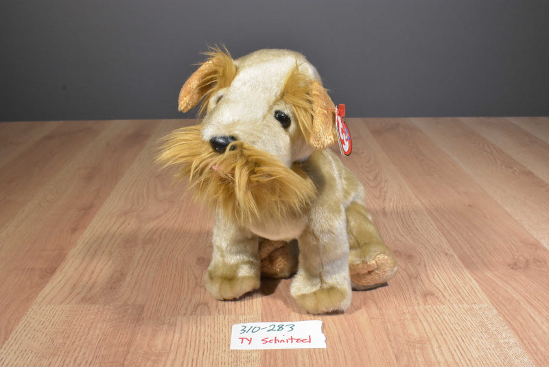 Ty Beanie Buddy Schnitzel the Schnauzer 2003 Beanbag Plush