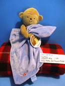 Carter's Child of Mine Brown Monkey With Blue Captain Adorable Airplane Security Blanket