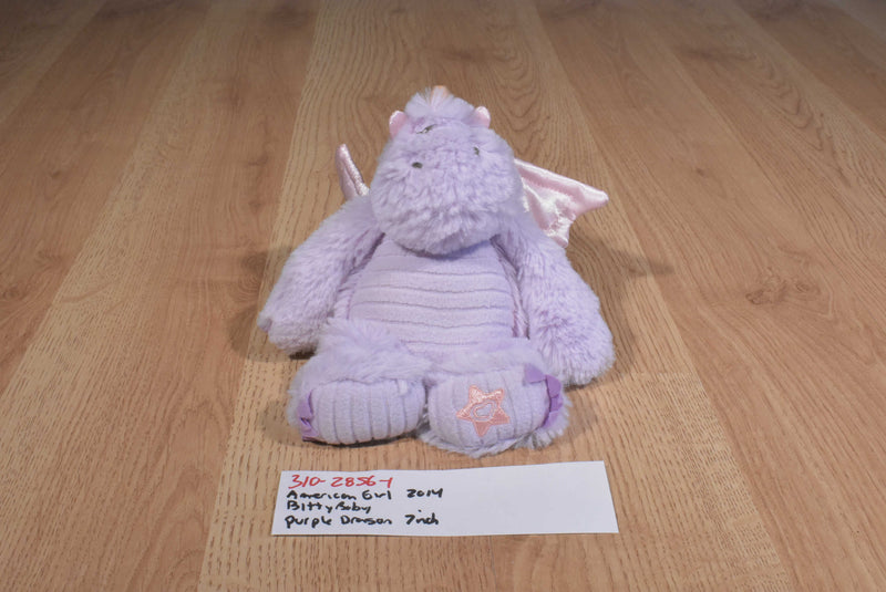 American Girl Bitty Baby Purple Dragon 2014 Beanbag Plush