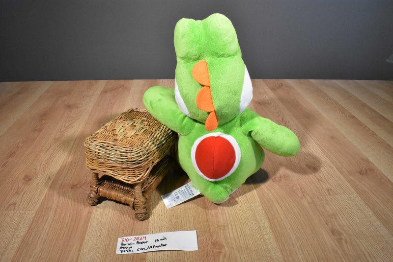 Build-a-Bear Mario Yoshi Green and White Alligator/Croc 2018 Plush