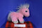 Aurora Dreamy Eyes Pink Unicorn Beanbag Plush