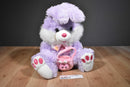 Dan Dee Collector's Choice Purple and White Bunny Rabbit Plush