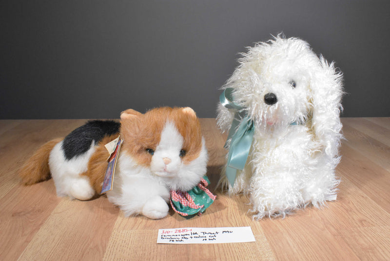 Commonwealth Target Gingham dog and Calico Cat1990 Plush