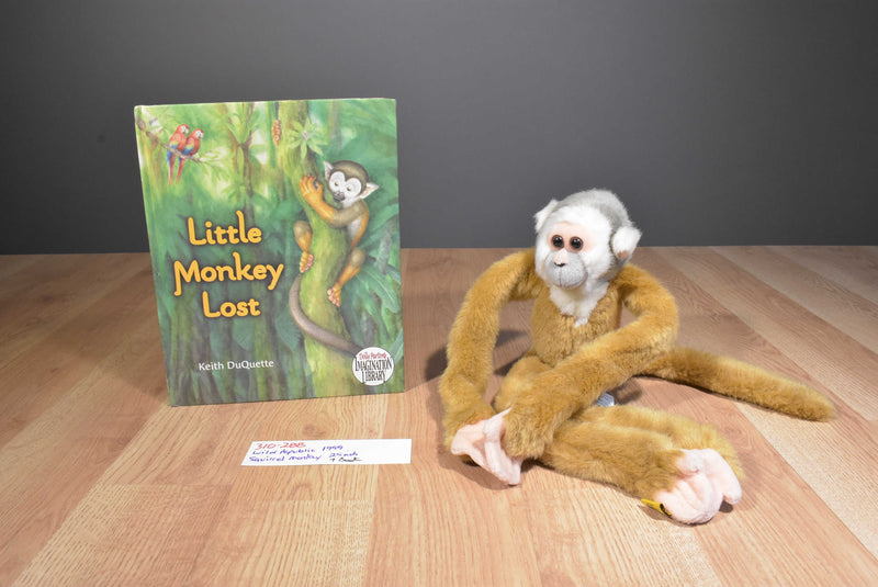 Wild Republic Squirrel Monkey 1999 Plush and Book