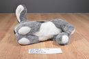 A&A Flopsies Heidi Hare Grey White Bunny Rabbit Beanbag Plush