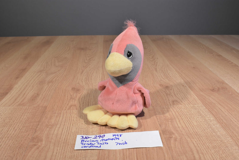 Enesco Precious Moments Tender Tails Cardinal 1998 Beanbag Plush