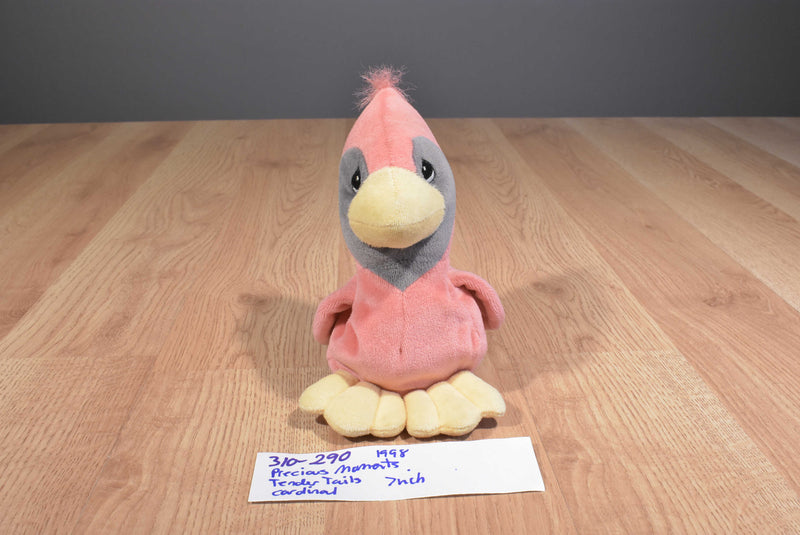 Enesco Precious Moments Tender Tails Cardinal 1998 Beanbag Plush