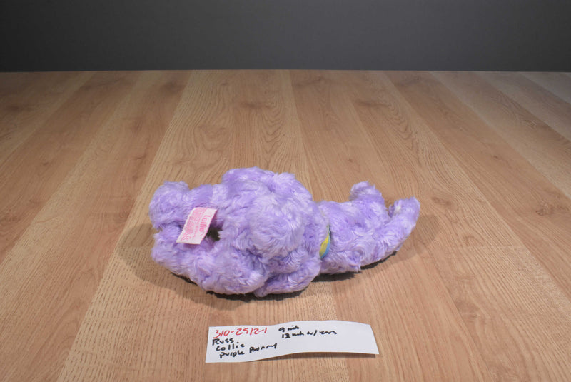 Russ Lollie the Purple Bunny Rabbit Beanbag Plush