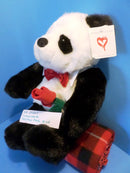 Commonwealth Valentines Rose Panda Plush