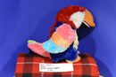 Aurora Petey Red Parrot Macaw Plush Puppet