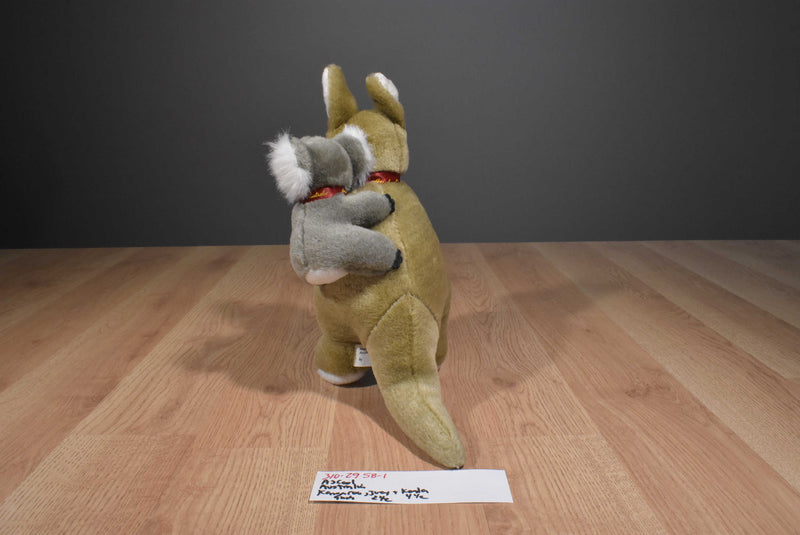 Ascool Australian Kangaroo With Joey and Koala Plush