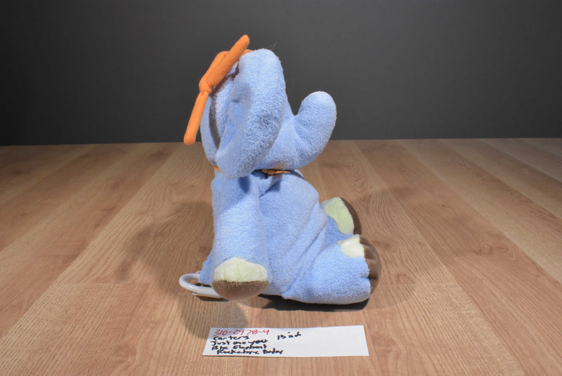 Carter's Just One year Blue Musical Elephant Plush