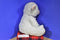 Hugfun Mom and Baby Beige Lamb Plush