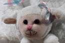 Hugfun Mom and Baby Beige Lamb Plush